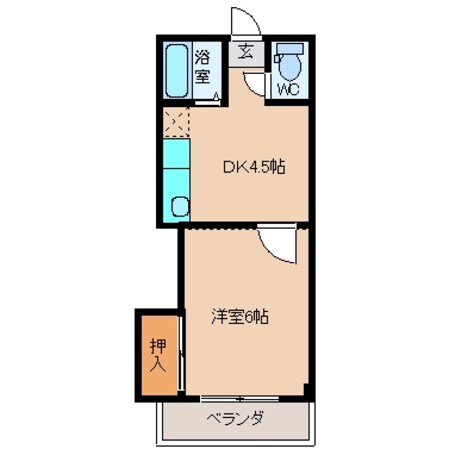 池田ハイツの物件間取画像